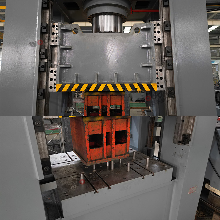 630噸框架式液壓機(jī)細(xì)節(jié) 630噸框架式液壓機(jī)細(xì)節(jié)